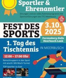 Nicht verpassen! Fest des Sports am 03.10.2025